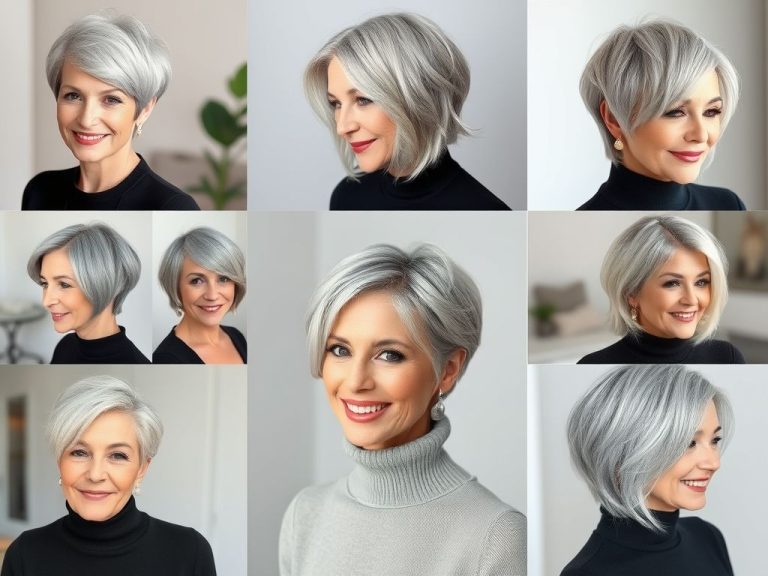 15 Chic Short Gray Hairstyles for Older Women in 2025