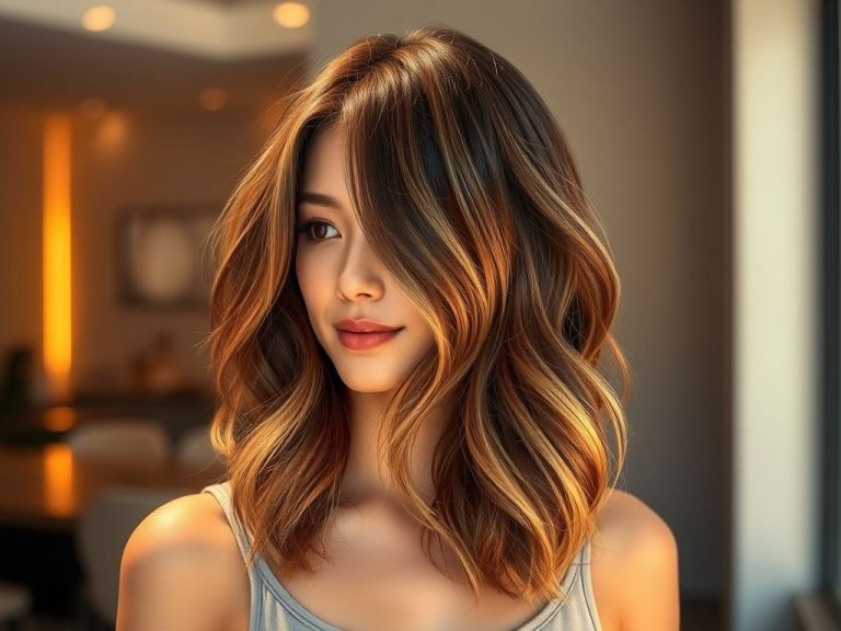 Brown Hair With Highlights