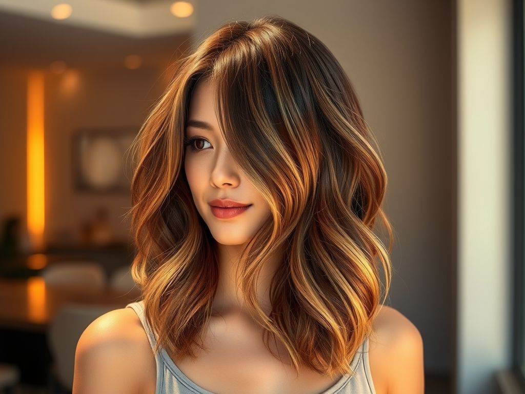Brown Hair With Highlights