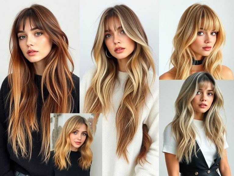Chic Long Shag Haircuts