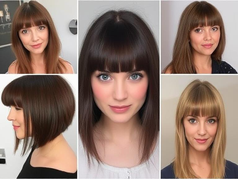 Curtain Bangs Styles