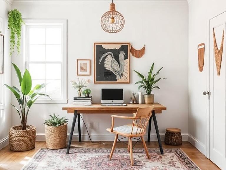 Boho Home Office Ideas
