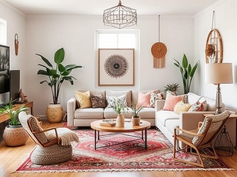 Boho Living Room Decor Ideas