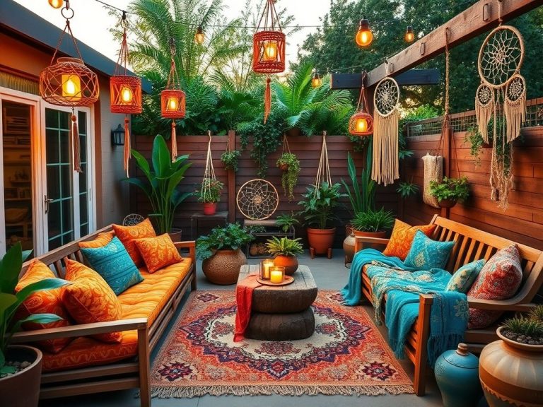 Boho Patio Decor Ideas
