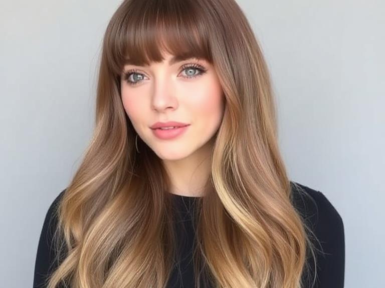 Long Hairstyles with Bangs