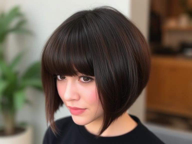 Micro Bangs hairstyle